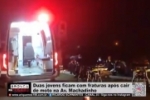Duas jovens sofrem fraturas graves após cair de moto na Av. Machadinho – Vídeo