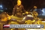 Após denúncia PM recupera moto com placa de restrição de Roubo/ Furto na Av. Machadinho – VÍDEO