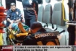 Vítima é socorrida após ser espancada a pauladas no Setor 09 – Vídeo