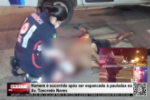 Homem é socorrido após ser agredido à pauladas na Av. Tancredo Neves – Vídeo