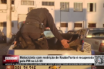 Motocicleta com restrição de Roubo/Furto é recuperada pela PM na LC–55 – Vídeo