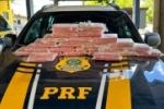 ARIQUEMES: PRF apreende cocaína em compartimento oculto do automóvel