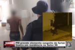 PM prende suspeito de furtar lixeira em residência no Setor 06 – Vídeo