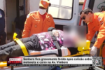 Senhora fica gravemente ferida após colisão entre motoneta e carro na Av. Vimbere – Vídeo 