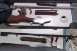 Três armas de fogo irregulares são apreendidas pela Polícia Militar durante abordagens na zona rural de Monte Negro