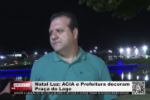 Natal Luz ACIA e Prefeitura decoram Praça do Lago – Vídeo