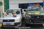 Gefron prende homem e 3 mulheres da Bolívia que transportavam 17 tabletes de droga em táxi