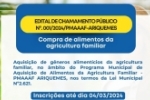 SEMAIC lança Edital de Chamamento Público para o PMAAAF.