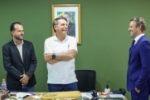 Deputado Estadual Lucas Torres e  Nego Kalori se Reúnem com Jair Messias Bolsonaro em Brasília