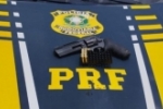 PRF apreende arma de fogo em Ouro Preto do Oeste/RO
