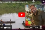 Barco bate em pedra gerente do banco SICREDI cai na água e morre afogado no Rio Canaã em Ariquemes – Vídeo