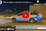 PM recupera motoneta furtada no Setor 08 e prende suspeito no Bairro Jardim Bela Vista – VÍDEO