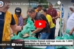 Lions Clube Canaã entrega mais de 1.000 tambaquis no Setor 10 – VÍDEO
