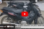PATAMO recupera motoneta com placa adulterada em Ariquemes – VÍDEO