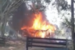  ARIQUEMES: Casa é totalmente destruída por incêndio na LC–55