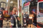 ARIQUEMES: Duas pessoas ficam feridas após colisão entre motos no Bairro Colonial